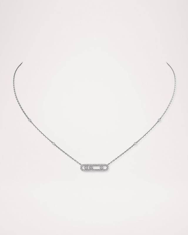 BABY MOVE PAVE DIAMOND NECKLACE